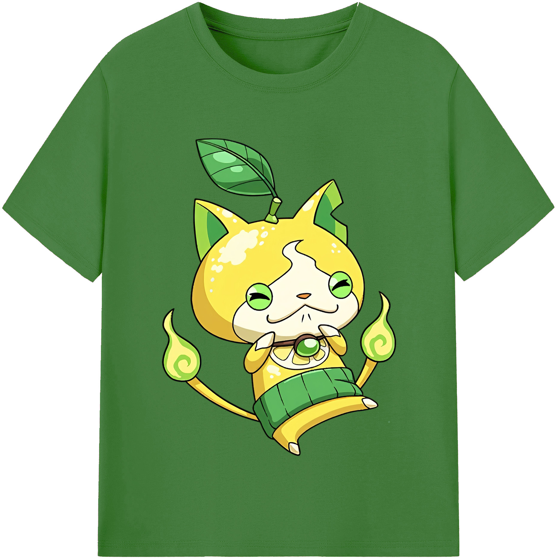 （画像用） 妖怪ウォッチ Yo-kai Watch レディースカジュアルプリントTシャツ（綿100％）